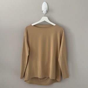 Lululemon Back in Action Long Sleeve Shirt - Toffee Colour
